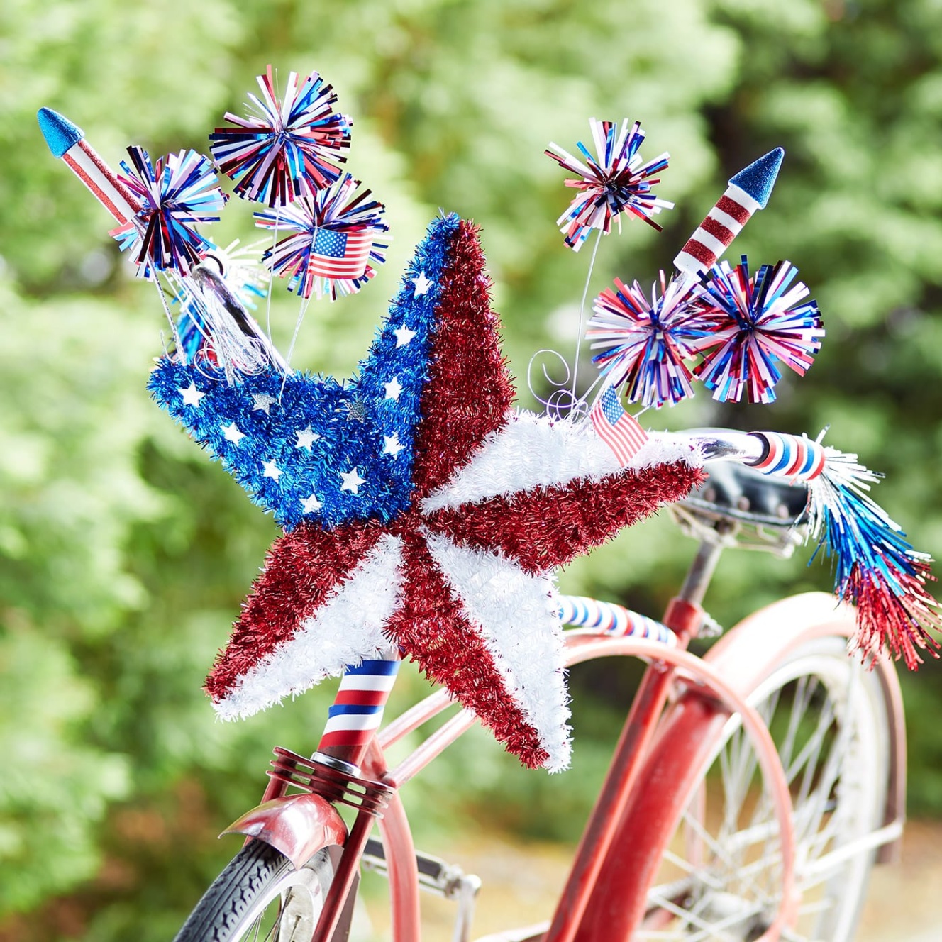 4th of july bike decorations Bulan 1 Fourth of July Parade Bicycle  Projects  Michaels