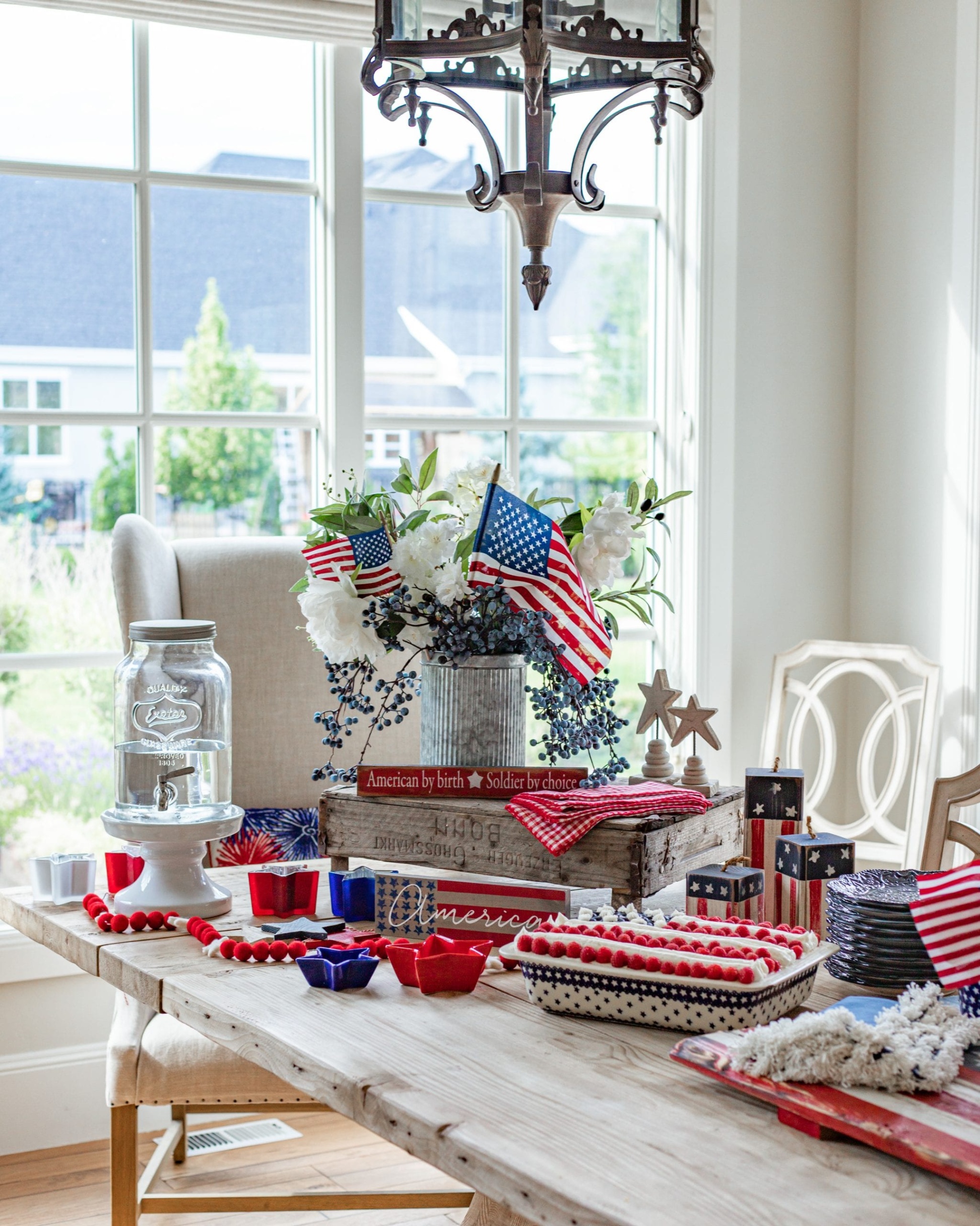 4th of july table decor Bulan 1 Fourth Of July Tablescape Ideas  July Fourth Party Decor