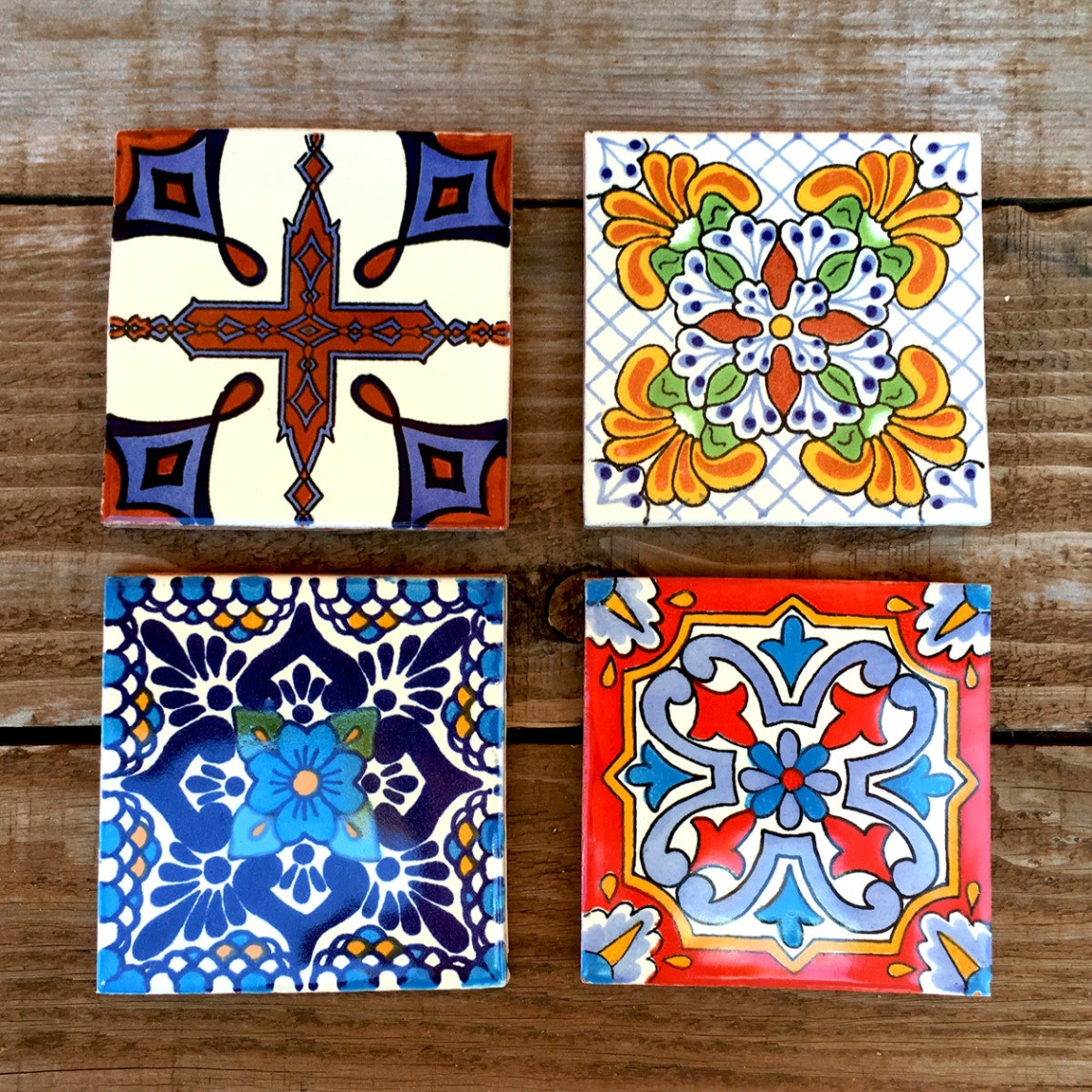 4x4 decorative tiles Bulan 1 Imported Ceramic Tiles - Color Crazy
