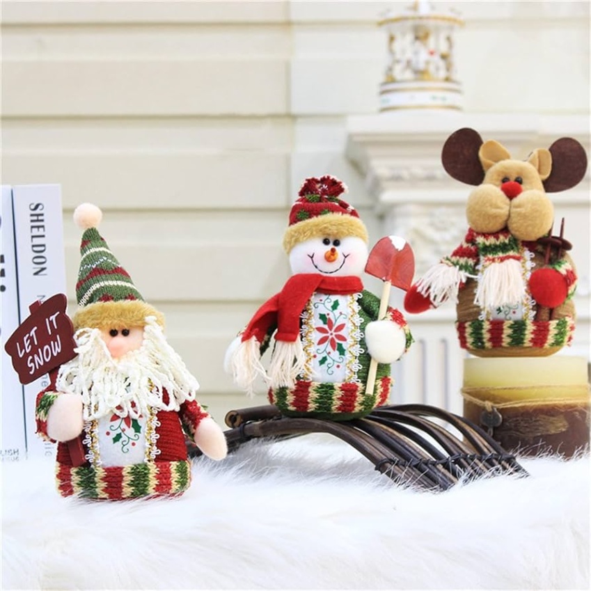 christmas decoration on sale Niche Utama Home Christmas Decorations,Christmas Decor Dolls Santa Claus Snowman Hanging  Ornaments Table Decorations Gift, Christmas Tree Hanging Decor Toys Gifts  For