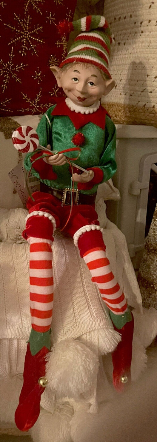 elf christmas decoration Niche Utama Home Posable Elf Christmas Santa Elf Christmas Tree Ornament Elf Decor Elves