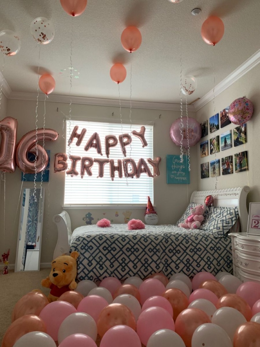 birthday room decoration Niche Utama Home Room decoration for birthday girl  th birthday decorations