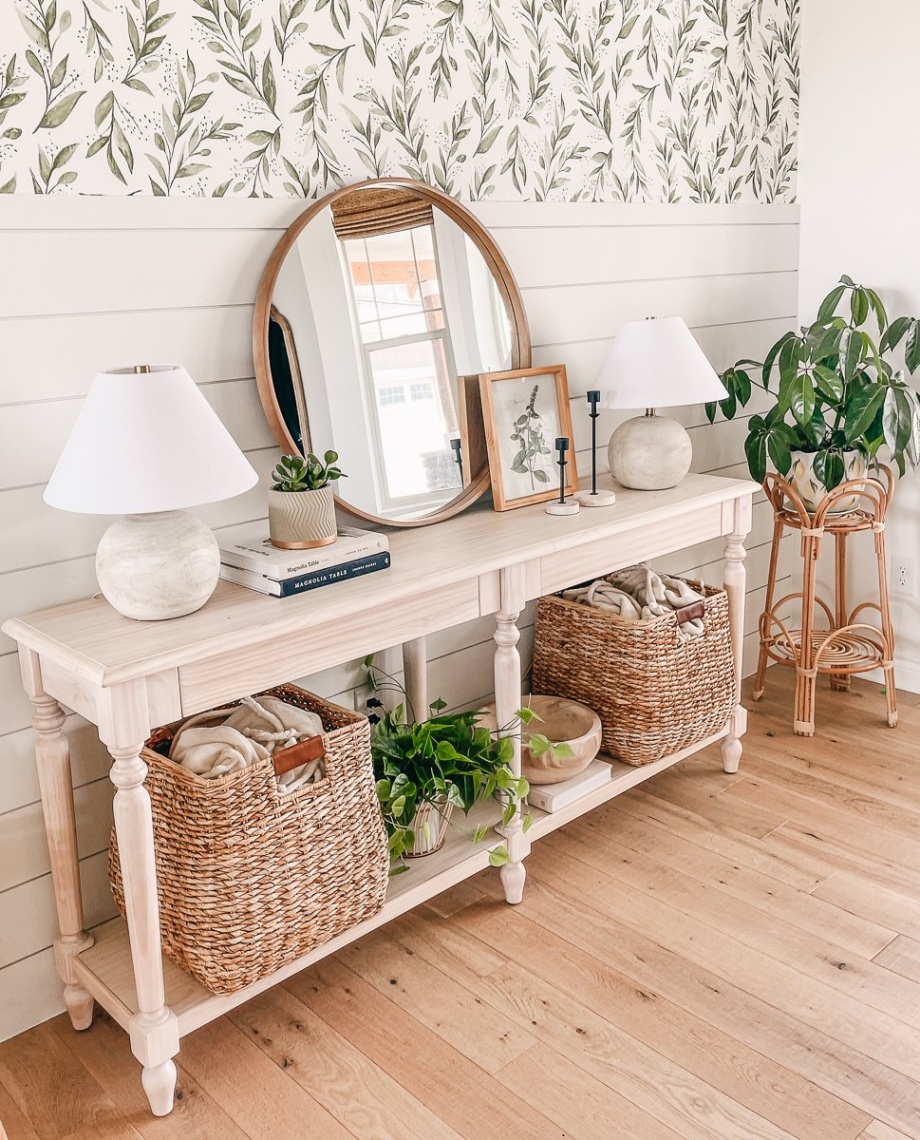 decoration console table Niche Utama Home  Tips for Decorating a Console Table - Sarah Joy