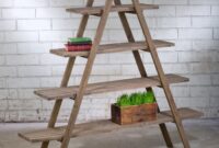 Decorative ladders ladder old wooden rustic wood barn reclaimed foot choose board