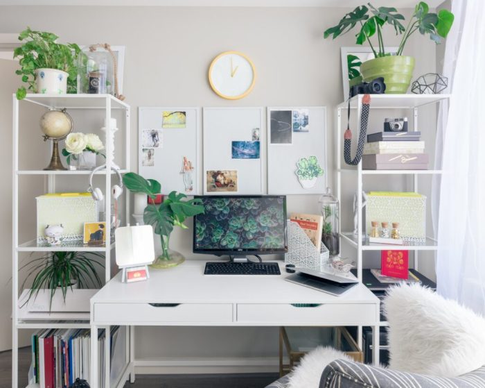 Desk ideas ways decorate decor chic office work cute makeover workspace devon mirror table pretty desks rachel style decorating decoration